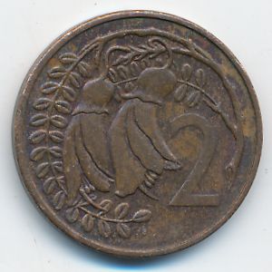 Новая Зеландия, 2 цента (1982 г.)