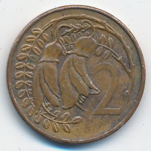 Новая Зеландия, 2 цента (1983 г.)