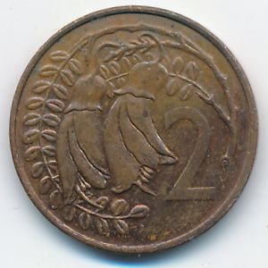 Новая Зеландия, 2 цента (1985 г.)