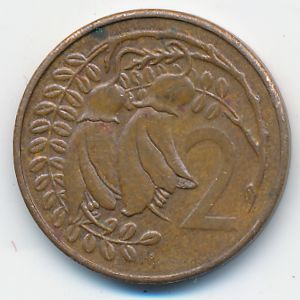 Новая Зеландия, 2 цента (1985 г.)