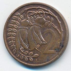 Новая Зеландия, 2 цента (1985 г.)