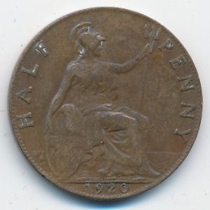Great Britain, 1/2 penny, 1920