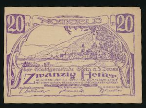 Austria Notgelds, 20 геллеров, 1920