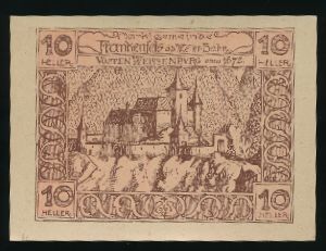 Нотгельды Австрии, 10 геллеров (1920 г.)