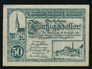 Austria Notgelds, 50 геллеров, 1920