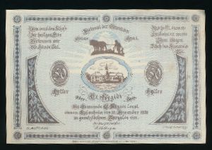 Austria Notgelds, 50 геллеров, 1920