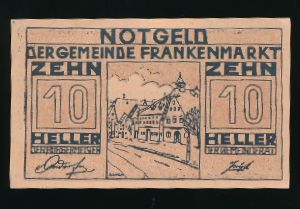 Нотгельды Австрии, 10 геллеров (1920 г.)