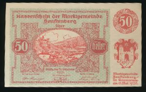 Austria Notgelds, 50 геллеров, 1920