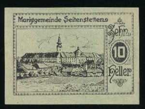 Нотгельды Австрии, 10 геллеров (1920 г.)