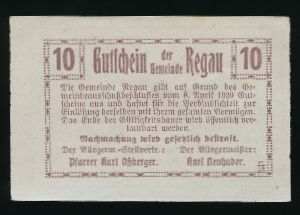 Нотгельды Австрии, 10 геллеров (1920 г.)