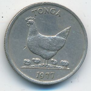 Тонга, 5 сенити (1977 г.)
