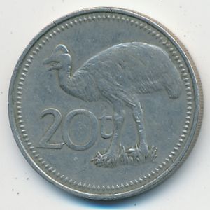 Папуа - Новая Гвинея, 20 тоа (1975 г.)