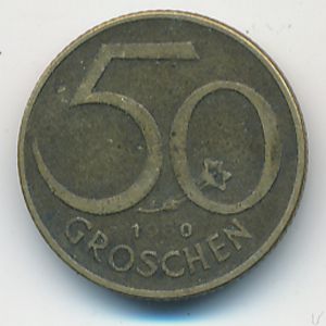 Австрия, 50 грошей (1960 г.)