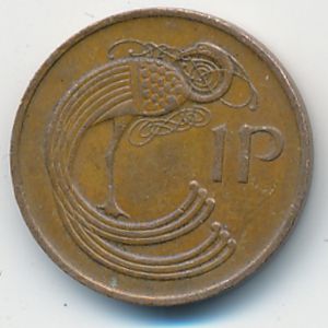 Ireland, 1 penny, 1982