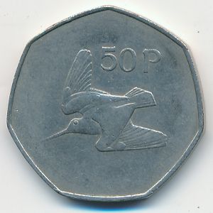 Ирландия, 50 пенсов (1970 г.)