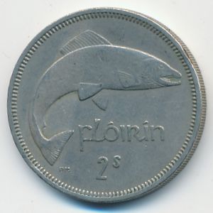 Ireland, 1 florin, 1959
