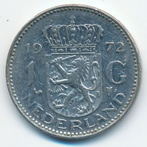 Netherlands, 1 gulden, 1972