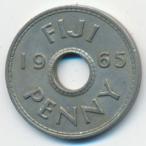 Fiji, 1 penny, 1965