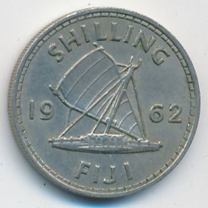 Фиджи, 1 шиллинг (1962 г.)