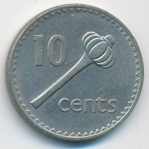 Фиджи, 10 центов (1980 г.)