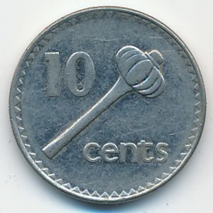 Фиджи, 10 центов (1997 г.)