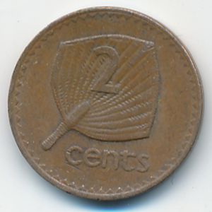 Fiji, 2 cents, 1973