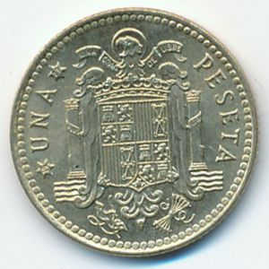 Испания, 1 песета (1975 г.)