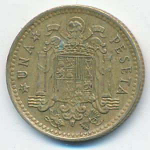 Испания, 1 песета (1966 г.)