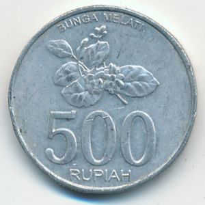 Indonesia, 500 rupiah, 2003