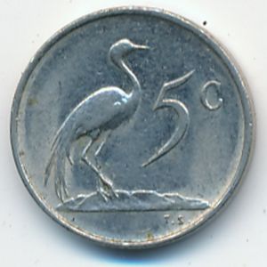 ЮАР, 5 центов (1974 г.)