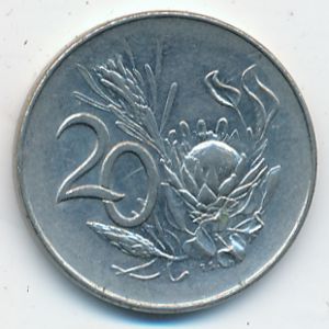 ЮАР, 20 центов (1965 г.)