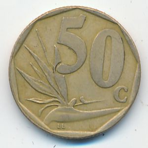 ЮАР, 50 центов (1997 г.)