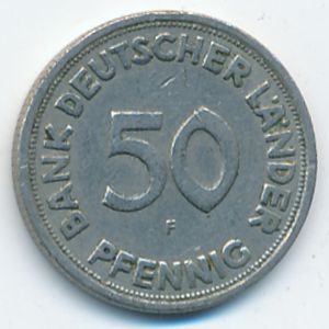 ФРГ, 50 пфеннигов (1949 г.)