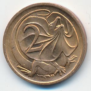 Австралия, 2 цента (1981 г.)