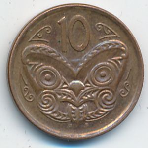 New Zealand, 10 cents, 2006