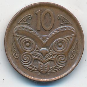 New Zealand, 10 cents, 2006