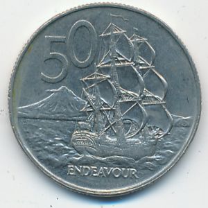 Новая Зеландия, 50 центов (1978 г.)
