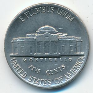 США, 5 центов (1986 г.)