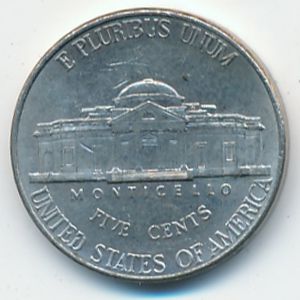 США, 5 центов (2002 г.)