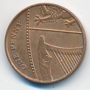 Great Britain, 1 penny, 2010