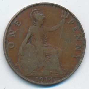 Великобритания, 1 пенни (1944 г.)