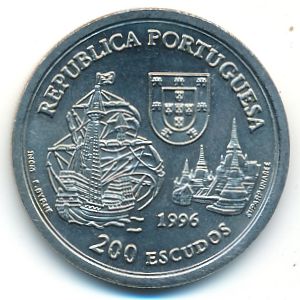Португалия, 200 эскудо (1996 г.)
