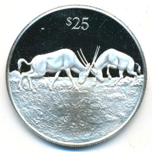 Virgin Islands, 25 долларов, 1993