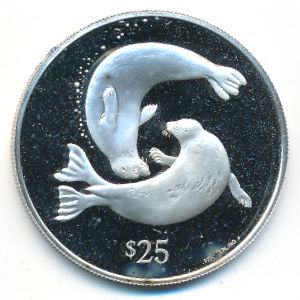 Virgin Islands, 25 долларов, 1993