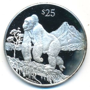 Virgin Islands, 25 долларов, 1993