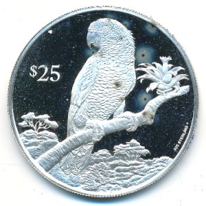 Virgin Islands, 25 долларов, 1993