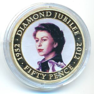 Guernsey, 50 пенсов, 2012