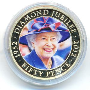 Guernsey, 50 pence, 2012