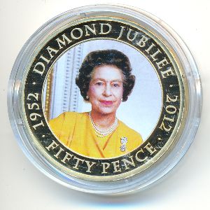 Guernsey, 50 pence, 2012