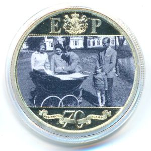 Gibraltar, 1 crown, 2021